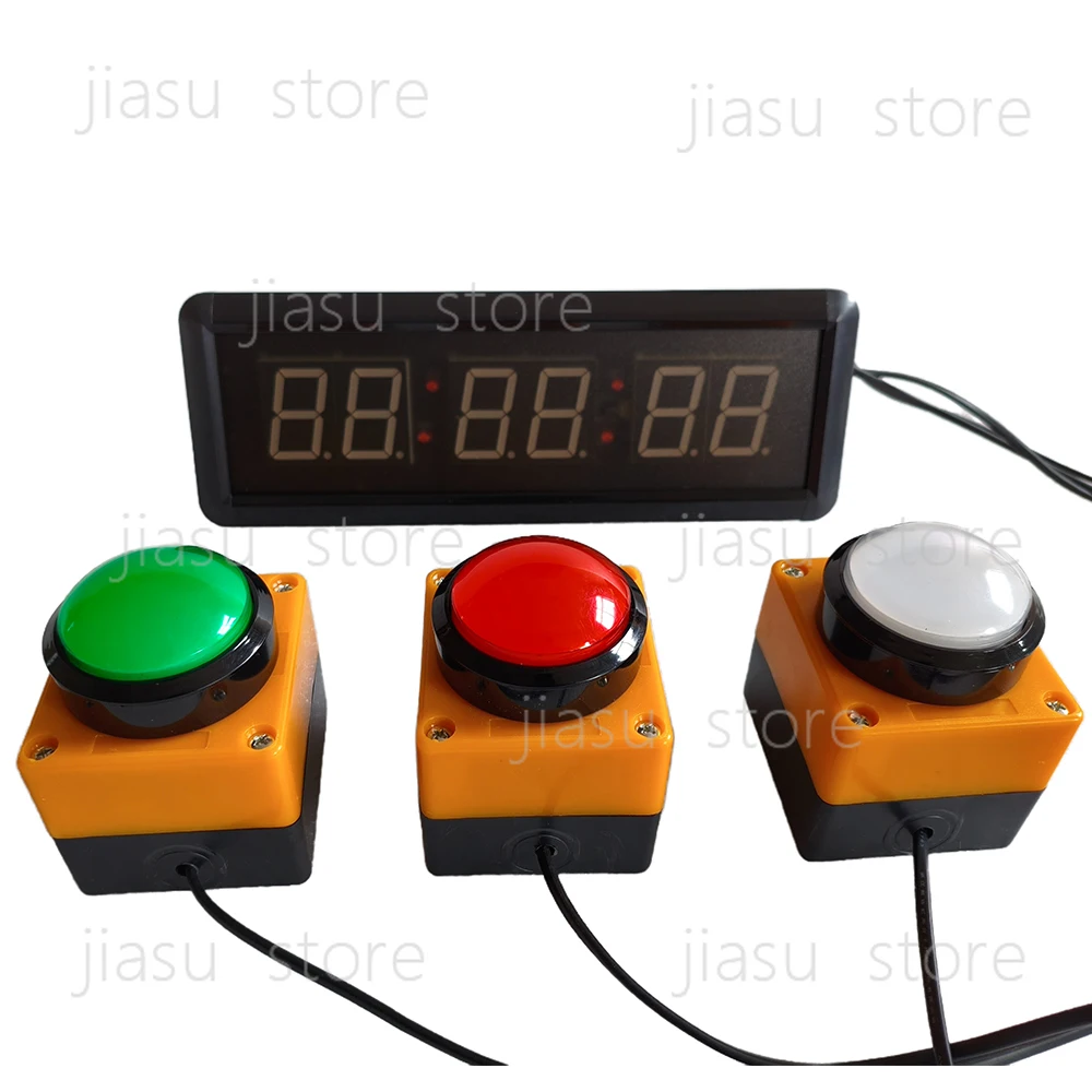 Multifunction Button Control LED Timer, Competition Training Stopwatch with Count Up/Down Mode, Speech Timer for Sports Events
Multifunction Button Control LED Timer, Competition Training Stopwatch with Count Up/Down Mode, Speech Timer for Sports Events