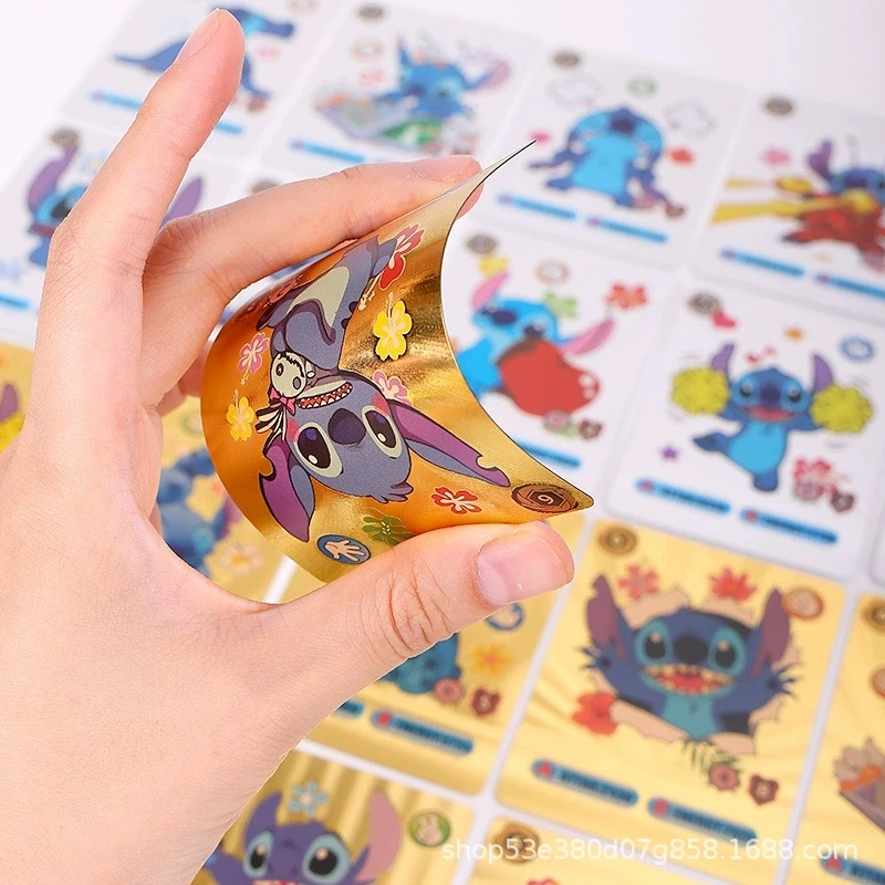 55 new anime characters, English Stitch Gold Card game, collectible cards, toys, Christmas gifts
55 new anime characters, English Stitch Gold Card game, collectible cards, toys, Christmas gifts