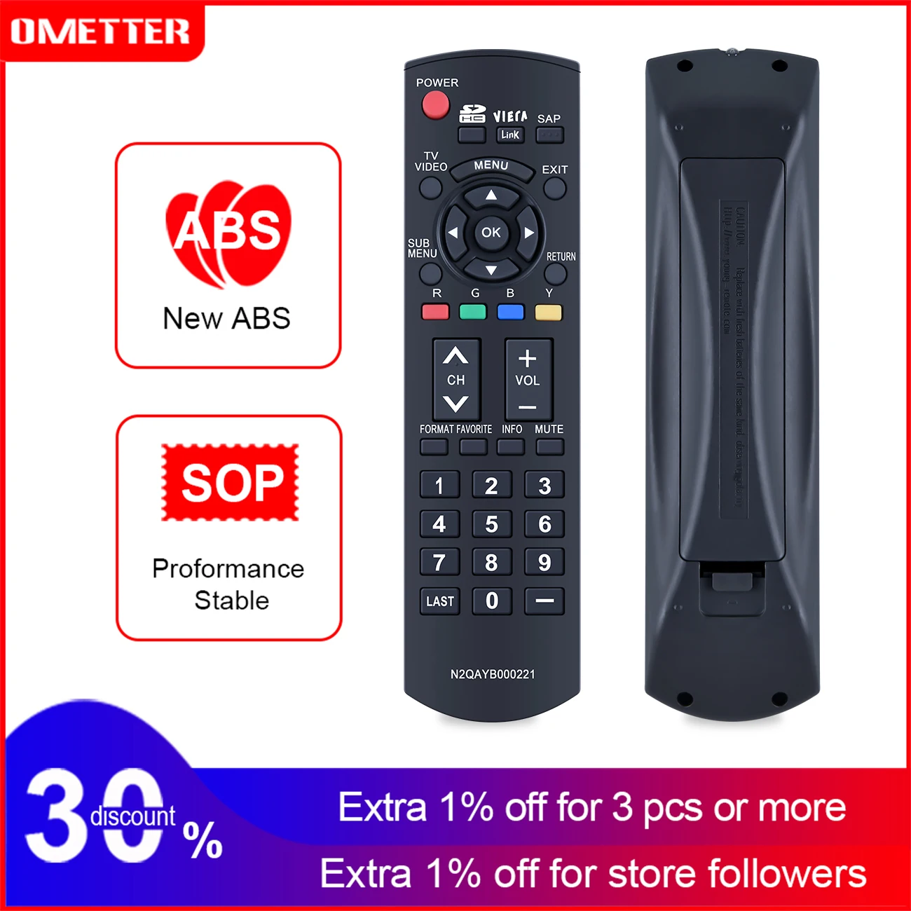 N2QAYB000221 Remote Control for Panasonic TV TH42PZ80U TH50PE8U TH50PX80U THC50HD18A TC32LX85U THC50FD18 THC46 TH50PX80UA
N2QAYB000221 Remote Control for Panasonic TV TH42PZ80U TH50PE8U TH50PX80U THC50HD18A TC32LX85U THC50FD18 THC46 TH50PX80UA
