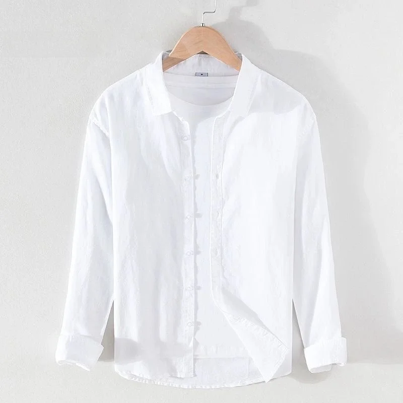 High Value Linen Fabric Men's Spring Summer Moisture ng Breathable Casual Collar Pure Color Long Sve irt
High Value Linen Fabric Men's Spring Summer Moisture ng Breathable Casual Collar Pure Color Long Sve irt