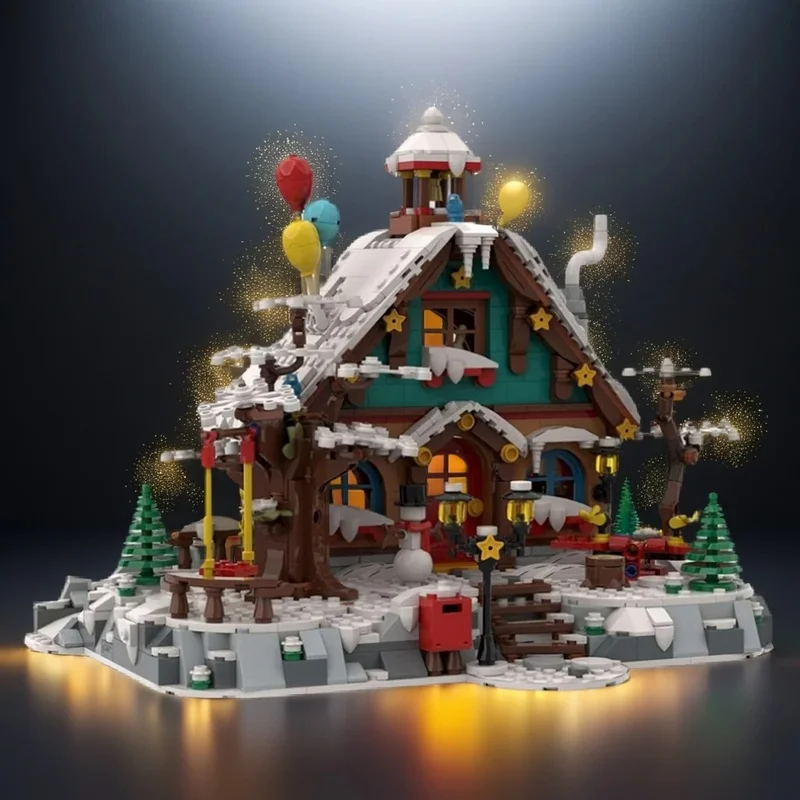 NEW 1486PCS MOC Creative Model Winter Kindergarten Our Little Stars DIY Assembly Building Blocks Display Birthday Gift Blocks
NEW 1486PCS MOC Creative Model Winter Kindergarten Our Little Stars DIY Assembly Building Blocks Display Birthday Gift Blocks
