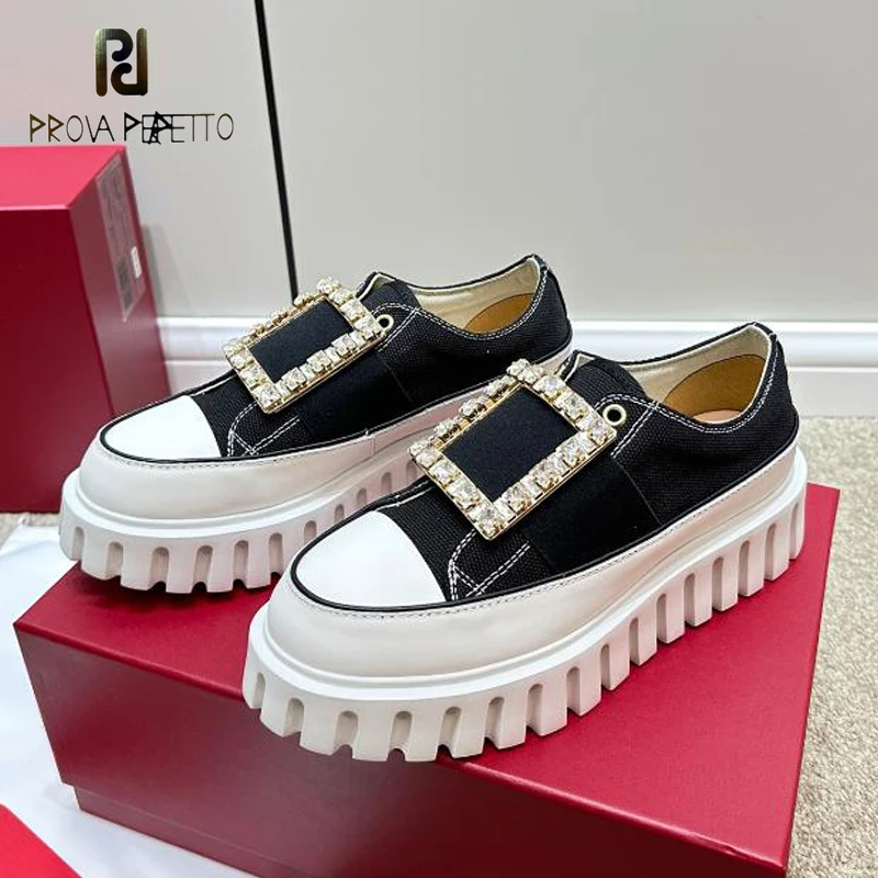 New Arrival 2023 Autumn Winter Sneakers Shoes for Women Thick Sole Rhinestone Buckle Beautiful Elegant Comfortable Loafers Mujer
New Arrival 2023 Autumn Winter Sneakers Shoes for Women Thick Sole Rhinestone Buckle Beautiful Elegant Comfortable Loafers Mujer