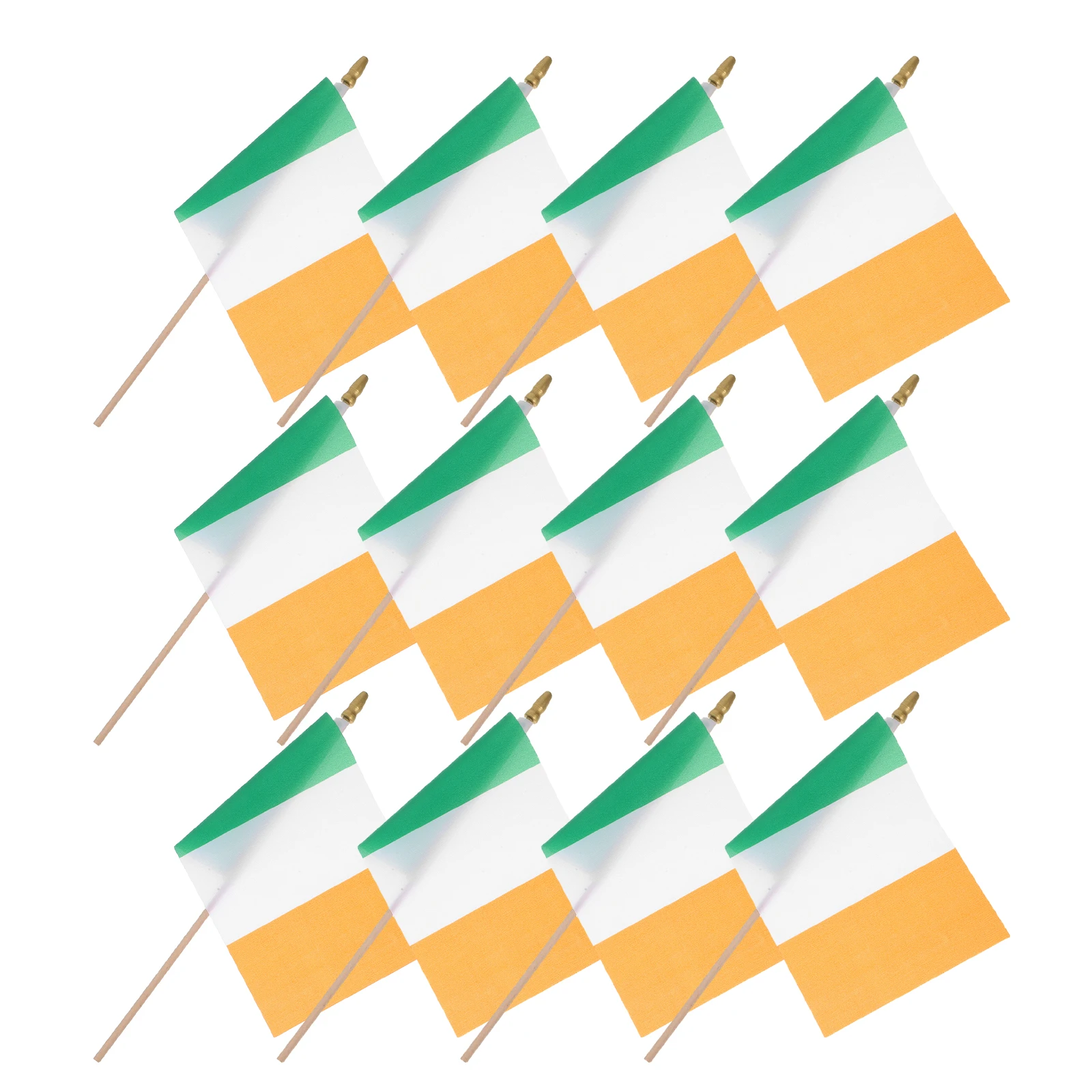 12 Pcs Ireland Mini Flag Hand Held Flags Handheld Stick Polyester Party Supplies Irish
12 Pcs Ireland Mini Flag Hand Held Flags Handheld Stick Polyester Party Supplies Irish