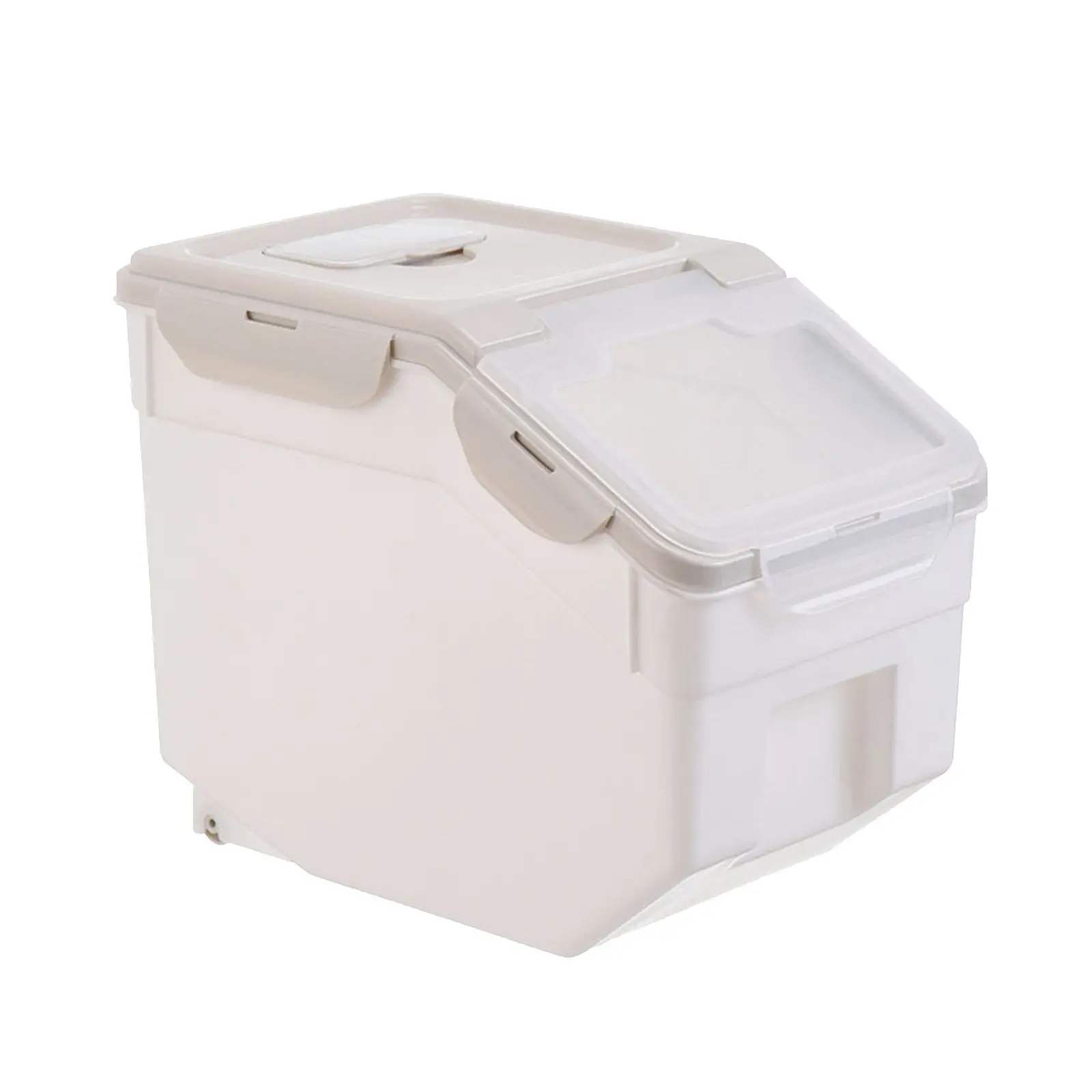 Pet Food Bucket Storage Case Dry Food Container Size L Beige Airtight Snap Lock Latch Moisture Proof Bin Pet Storage Container
Pet Food Bucket Storage Case Dry Food Container Size L Beige Airtight Snap Lock Latch Moisture Proof Bin Pet Storage Container