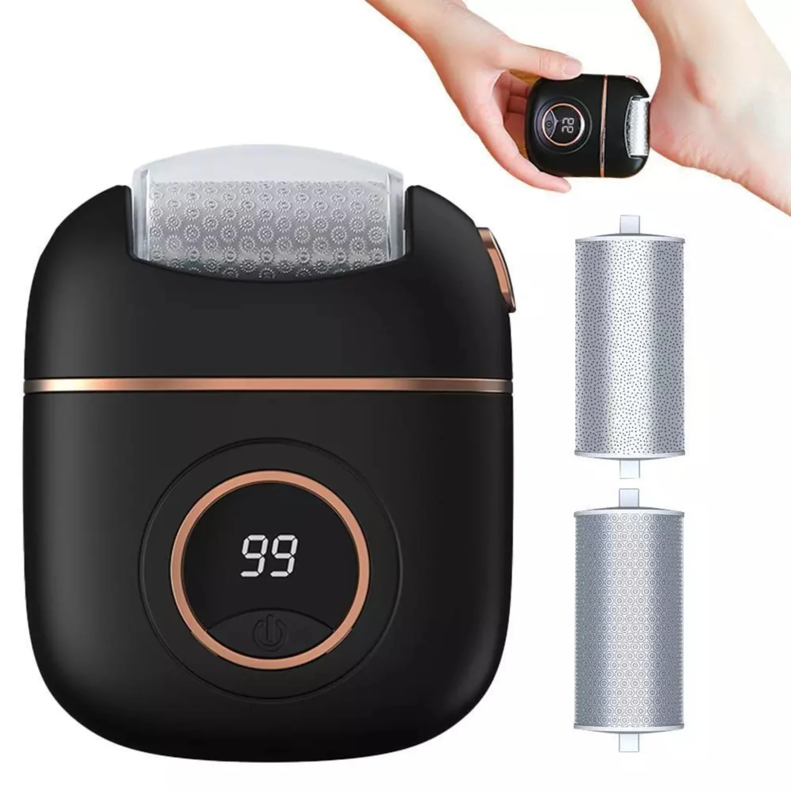 Электрический скребок для ног, удаление омертвевшей кожи, перезаряжаемый через USB, цифровой дисплей, инструменты для ухода за ногами, устройства для мозолей, ежедневное использование, спа для ног
Электрический скребок для ног, удаление омертвевшей кожи, перезаряжаемый через USB, цифровой дисплей, инструменты для ухода за ногами, устройства для мозолей, ежедневное использование, спа для ног