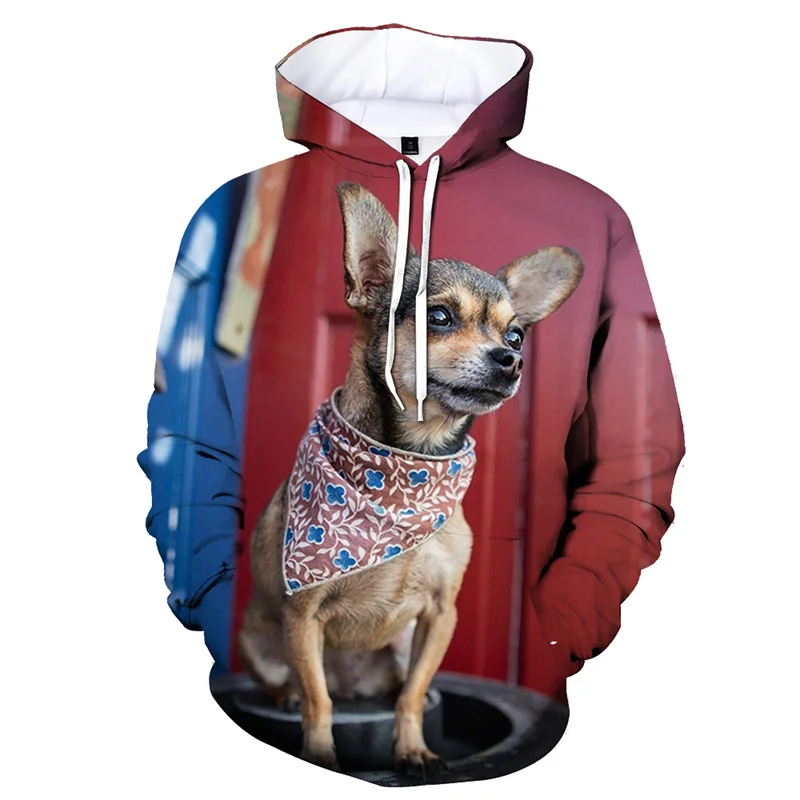 Animal Dog Chihuahua Hoodie Men 3D Printing Sweatshirt Long Sleeve Sportswear Pullover Casual Street Oversized Top Clothing
Animal Dog Chihuahua Hoodie Men 3D Printing Sweatshirt Long Sleeve Sportswear Pullover Casual Street Oversized Top Clothing