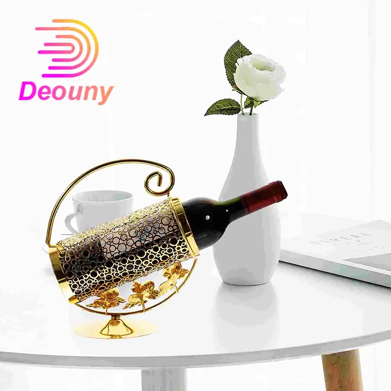 DEOUNY Iron Rack Metal Trim Display Holders Bottle Whisky Modern Stand Small Individual Wine Rack
DEOUNY Iron Rack Metal Trim Display Holders Bottle Whisky Modern Stand Small Individual Wine Rack