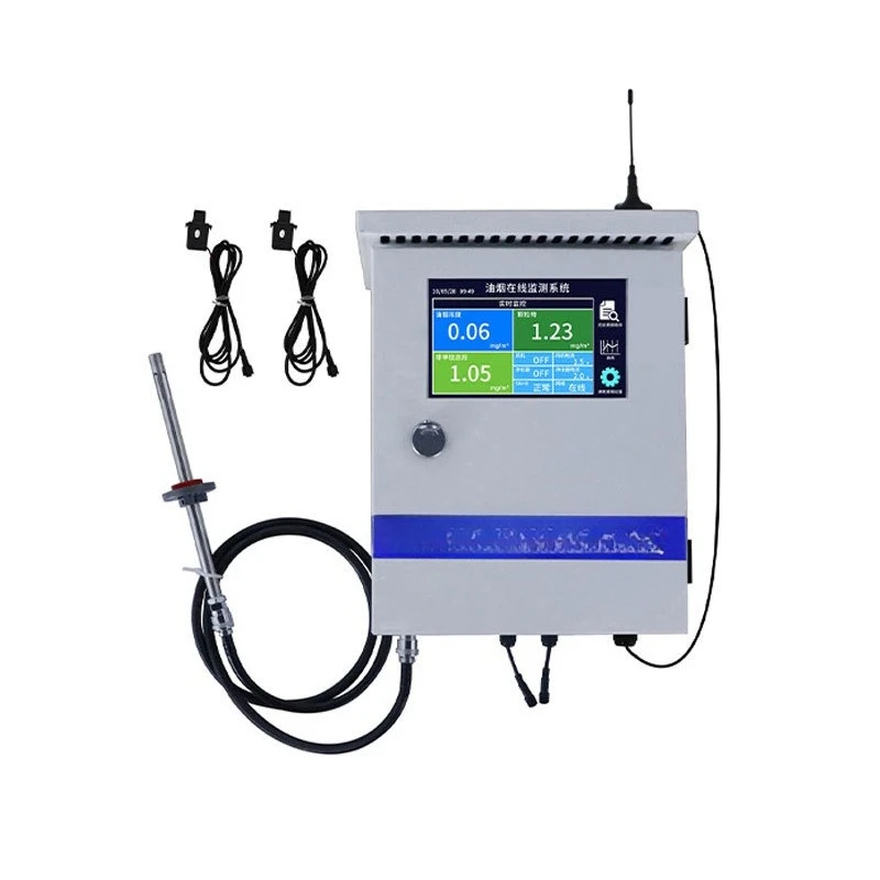 Oil fume online monitoring system Kitchen catering particulate matter concentration monitoring sensor PM2.5 remote detector
Oil fume online monitoring system Kitchen catering particulate matter concentration monitoring sensor PM2.5 remote detector