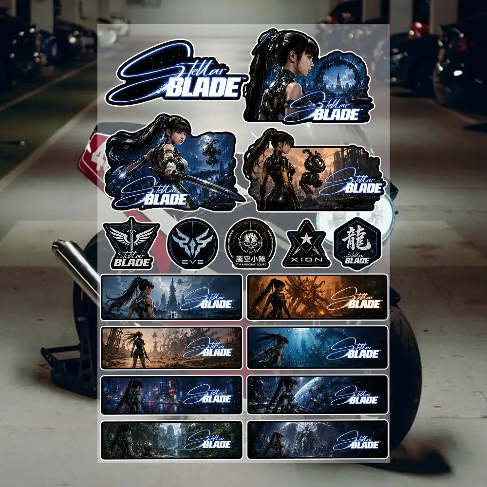 S-T-ellar B-lade Aesthetic Graffiti Waterproof PVC Stickers for Car Motorcycle Skateboard Helmet Notebook
S-T-ellar B-lade Aesthetic Graffiti Waterproof PVC Stickers for Car Motorcycle Skateboard Helmet Notebook