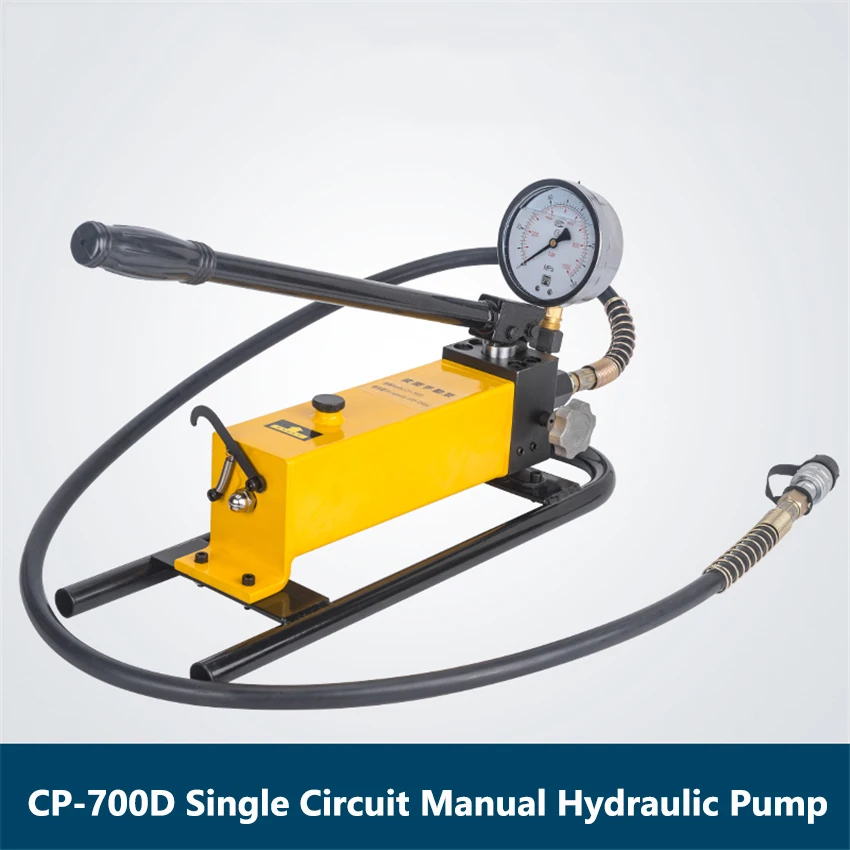 CP-700D Manual Square Pump 1.2L Hydraulic Pump Portable Ultra-high Pressure Pump Hand Pump with Pressure Gauge 2.3CC 700kg/cm2
CP-700D Manual Square Pump 1.2L Hydraulic Pump Portable Ultra-high Pressure Pump Hand Pump with Pressure Gauge 2.3CC 700kg/cm2