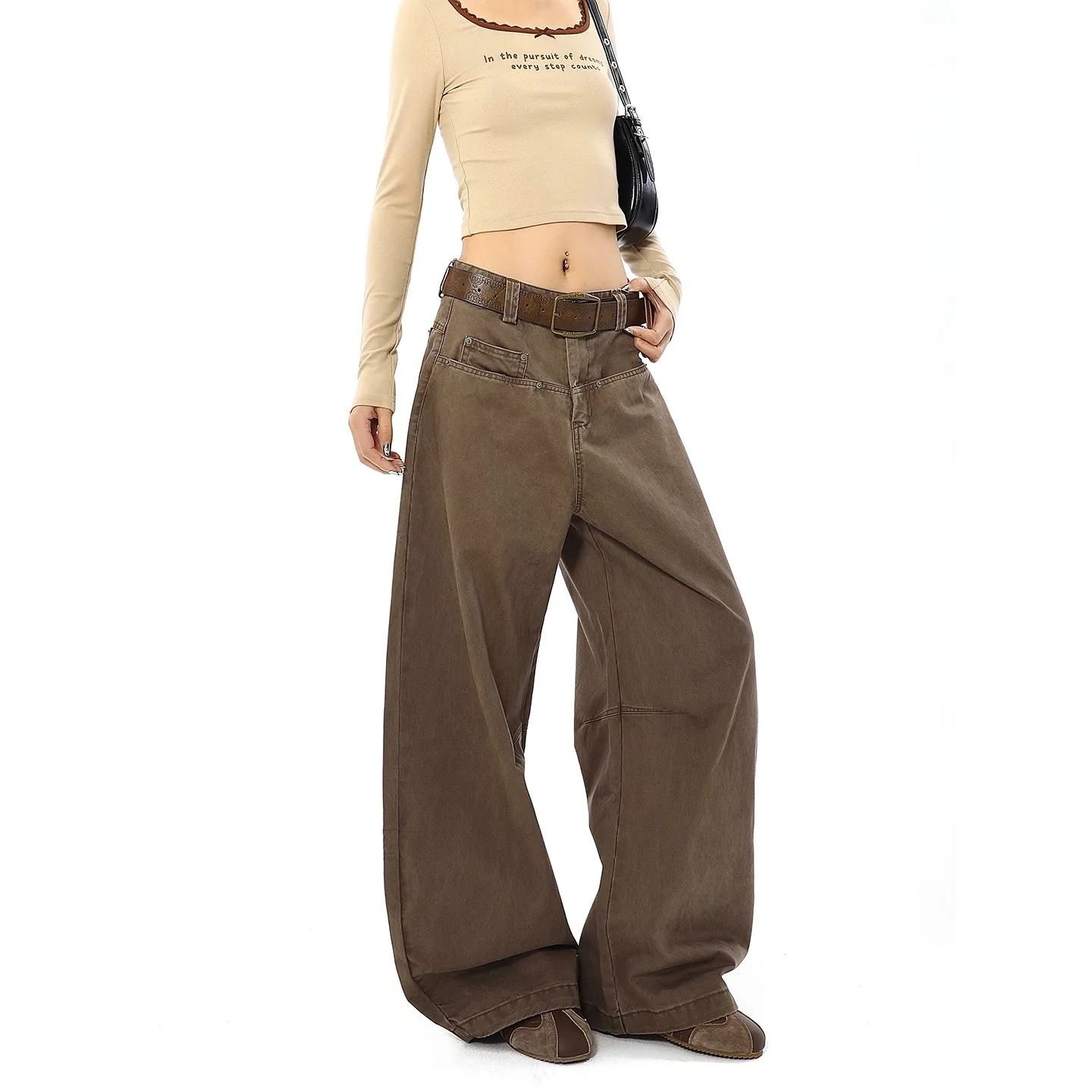 Women Y2k Baggy Jeans Loose Fit Boyfriend Straight Wide Leg Jeans Trendy Stretch Long Denim Pants for Daily Streetwear
Women Y2k Baggy Jeans Loose Fit Boyfriend Straight Wide Leg Jeans Trendy Stretch Long Denim Pants for Daily Streetwear