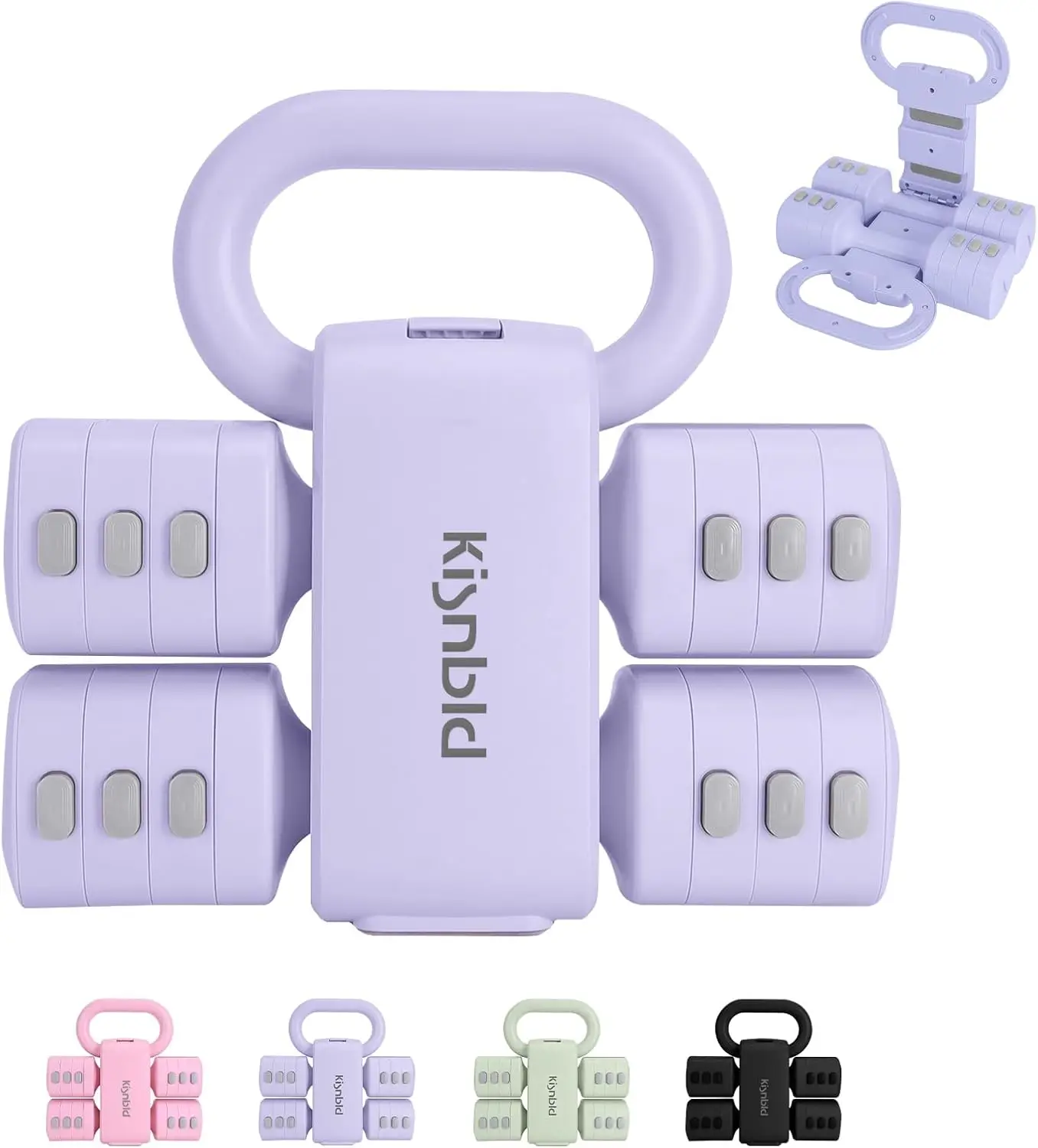 Adjustable 4-in-1 Dumbbell Set for Women, Quick Change Weights 2lb to 5lb Each, Home Gym & Outdoor Training
Adjustable 4-in-1 Dumbbell Set for Women, Quick Change Weights 2lb to 5lb Each, Home Gym & Outdoor Training