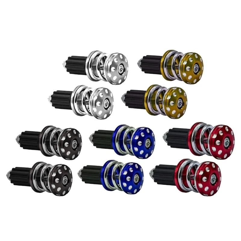 2Pcs Universal Motorcycle Handlebar End Plugs Offering Superior Shock Damping and Style Suitable for Enhanced Shock Absorption
2Pcs Universal Motorcycle Handlebar End Plugs Offering Superior Shock Damping and Style Suitable for Enhanced Shock Absorption