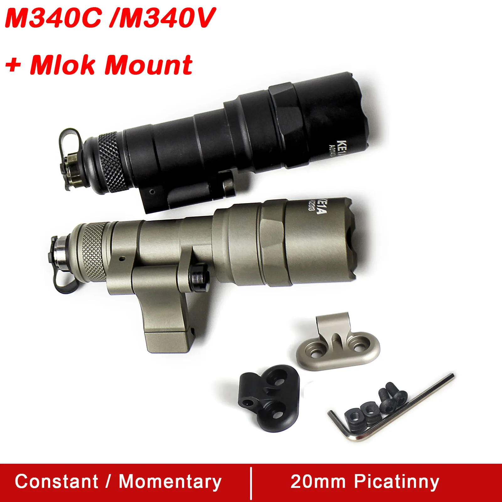 M340C M340V M640V M640DF Tactical Mini Light LED Wea pon Flashlight ,Rifle Mlok Mount Fit 20mm Picatinny Rail
M340C M340V M640V M640DF Tactical Mini Light LED Wea pon Flashlight ,Rifle Mlok Mount Fit 20mm Picatinny Rail