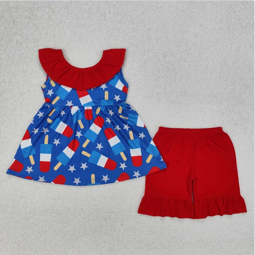 New Short Sleeve Outfits 4th Of July Popsicle Stars Tunic Toddler Kid Clothing Sets Kids Designers Clothes Toddler Kid Clothes
New Short Sleeve Outfits 4th Of July Popsicle Stars Tunic Toddler Kid Clothing Sets Kids Designers Clothes Toddler Kid Clothes