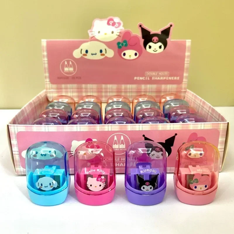 Sanrio Hello Kitty Pencil Sharpener Cute Cartoon Anime Kuromi My Melody Pencil Sharpener Children Learning Stationery Gifts
Sanrio Hello Kitty Pencil Sharpener Cute Cartoon Anime Kuromi My Melody Pencil Sharpener Children Learning Stationery Gifts