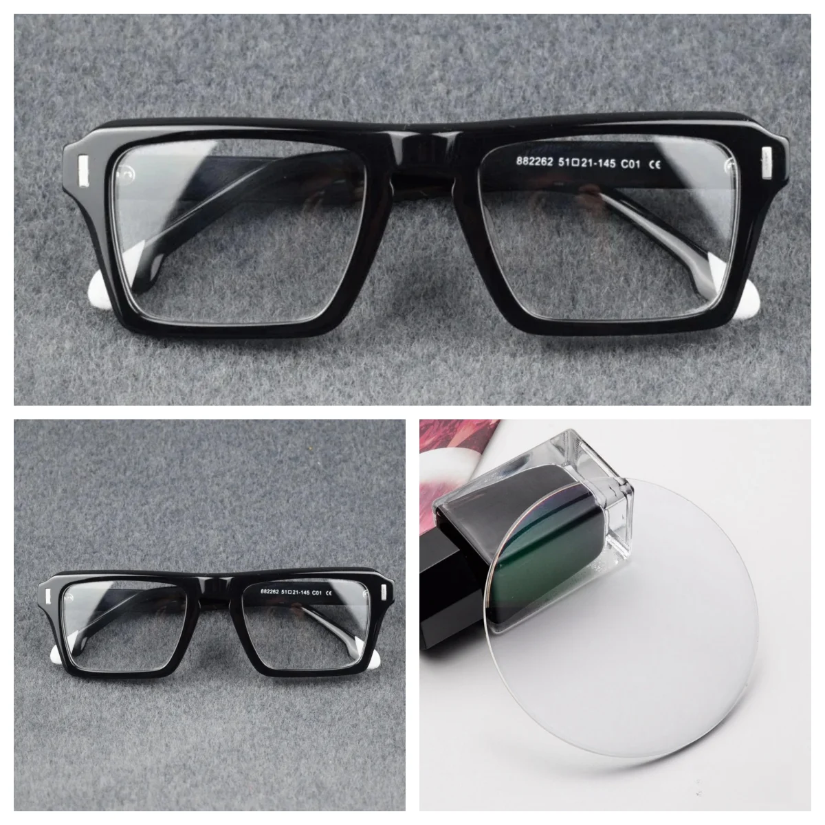Men Prescription Glasses For Women Fashion Acetate Anti Blue Light/Photochromic Optical Eyeglasses
Men Prescription Glasses For Women Fashion Acetate Anti Blue Light/Photochromic Optical Eyeglasses