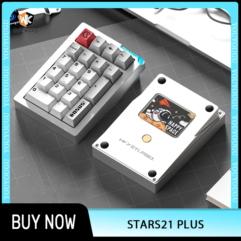 Weikav Stars21 Plus Mechanical Keyboard Kit 3mode Wireless Bluetooth Keypad Kit RGB Hot Swap Numeric Keypad Kit Aluminum Gift
Weikav Stars21 Plus Mechanical Keyboard Kit 3mode Wireless Bluetooth Keypad Kit RGB Hot Swap Numeric Keypad Kit Aluminum Gift