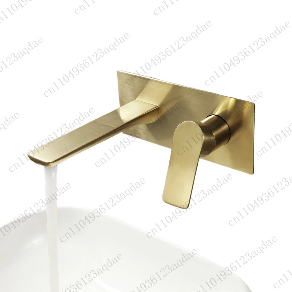 Modern Luxury Brass Hot/Cold Mixer Faucet Bathroom Gold Concealed Basin Faucet
Modern Luxury Brass Hot/Cold Mixer Faucet Bathroom Gold Concealed Basin Faucet