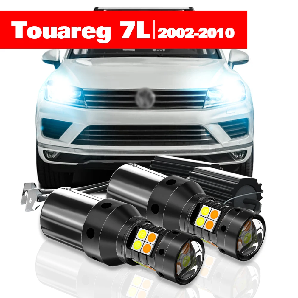 For VW Touareg 7L 2002-2010 2pcs LED Dual Mode Turn Signal+Daytime Running Light DRL 2004 2005 2006 2007 2008 2009 Accessories
For VW Touareg 7L 2002-2010 2pcs LED Dual Mode Turn Signal+Daytime Running Light DRL 2004 2005 2006 2007 2008 2009 Accessories