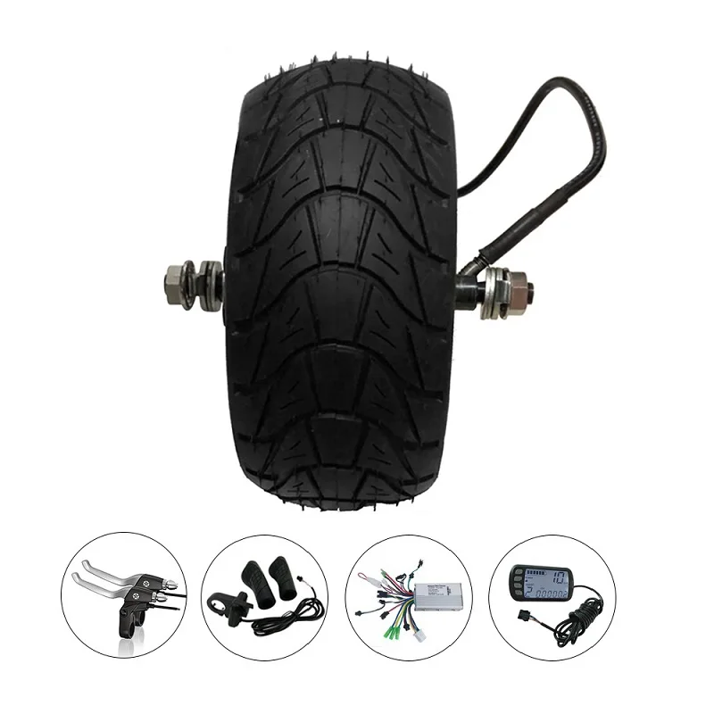 Electric Bicycle 8'' Fat Tire 48V 1000W 60km/h BLDC Hub Motor Conversion Kit
Electric Bicycle 8'' Fat Tire 48V 1000W 60km/h BLDC Hub Motor Conversion Kit