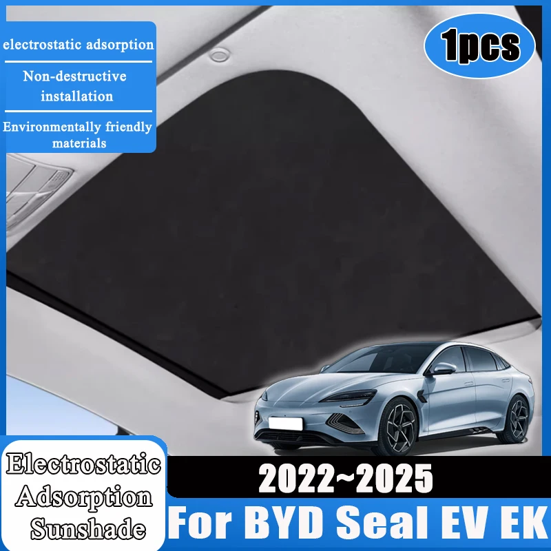 1PCS Electrostatic Adsorption Sticker For BYD Seal EV 2022~2025 EK Accessories Car Sunroof Sunshade Silicone Anti-UV Accessories
1PCS Electrostatic Adsorption Sticker For BYD Seal EV 2022~2025 EK Accessories Car Sunroof Sunshade Silicone Anti-UV Accessories