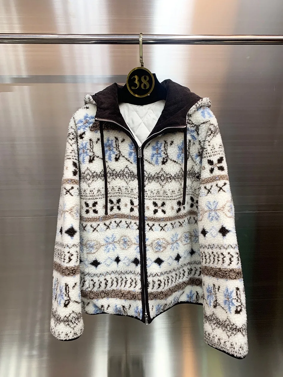 Зима 2022, женское свободное хлопковое пальто с мехом ягненка и рисунком снеговика айсберга, длинное хлопковое пальто с капюшоном и застежкой-молнией
Зима 2022, женское свободное хлопковое пальто с мехом ягненка и рисунком снеговика айсберга, длинное хлопковое пальто с капюшоном и застежкой-молнией