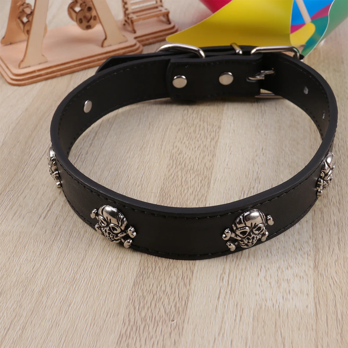 1Pcs Halloween Black Skull Pet Collar Adjustable for Cats Dogs Outdoor Use Decor Fashion Pet Supplies Dog Collar
1Pcs Halloween Black Skull Pet Collar Adjustable for Cats Dogs Outdoor Use Decor Fashion Pet Supplies Dog Collar