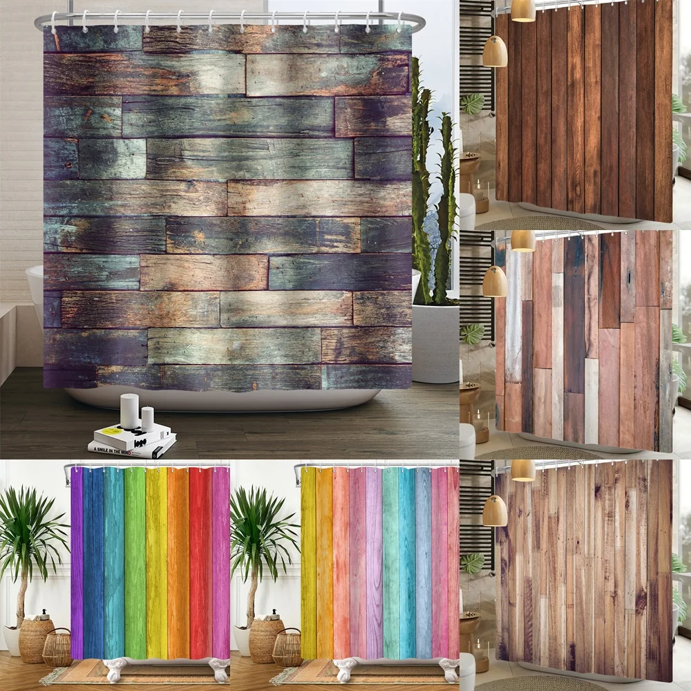 Rustic Farmnouse Shower Curtain Wooden Wood Barn Door Vintage Western Hardwood Board Plank Countryside Timber Bathroom Curtains
Rustic Farmnouse Shower Curtain Wooden Wood Barn Door Vintage Western Hardwood Board Plank Countryside Timber Bathroom Curtains