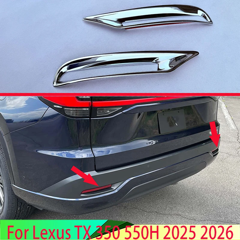 For Lexus TX 350 550H 2025 2026 Car Accessories ABS Chrome Rear Reflector Fog Light Lamp Cover Trim Bezel Frame Styling Garnish
For Lexus TX 350 550H 2025 2026 Car Accessories ABS Chrome Rear Reflector Fog Light Lamp Cover Trim Bezel Frame Styling Garnish