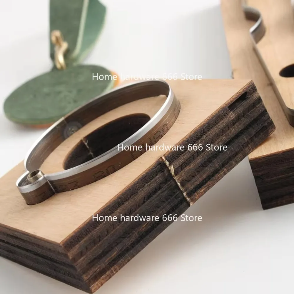 Leather Craft DIY Key Chain Steel Blade Die Cut Punch Tool Pendant Cutting Mold, Wood Dies Cutter Template, Leather Crafts
Leather Craft DIY Key Chain Steel Blade Die Cut Punch Tool Pendant Cutting Mold, Wood Dies Cutter Template, Leather Crafts