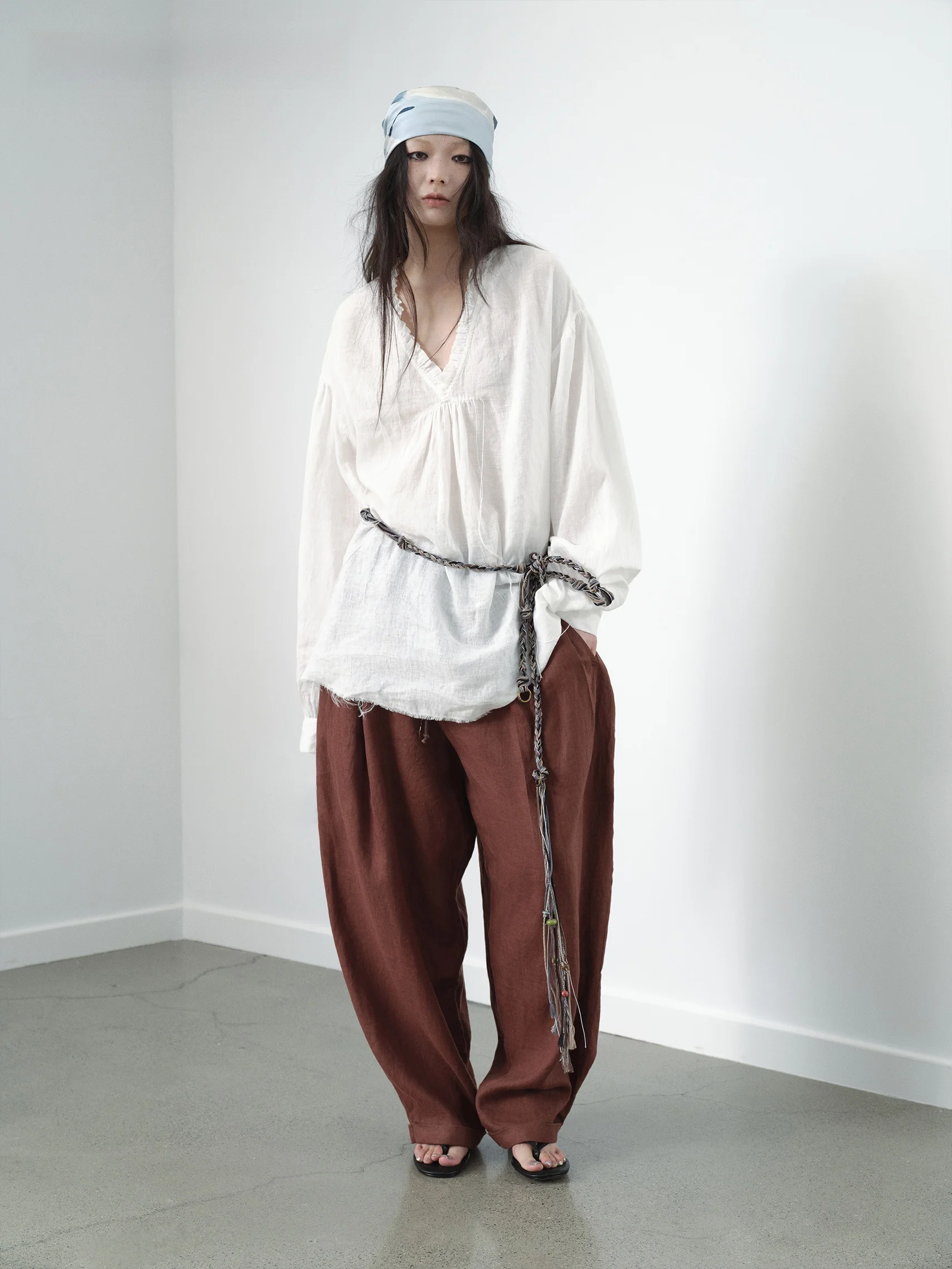 VERMO Lazy Lightweight Pure Linen Oversized irt Hand-Sewn Tassel Line Fre Feeling Summer Women's Original Design V-Ne L...
VERMO Lazy Lightweight Pure Linen Oversized irt Hand-Sewn Tassel Line Fre Feeling Summer Women's Original Design V-Ne L...