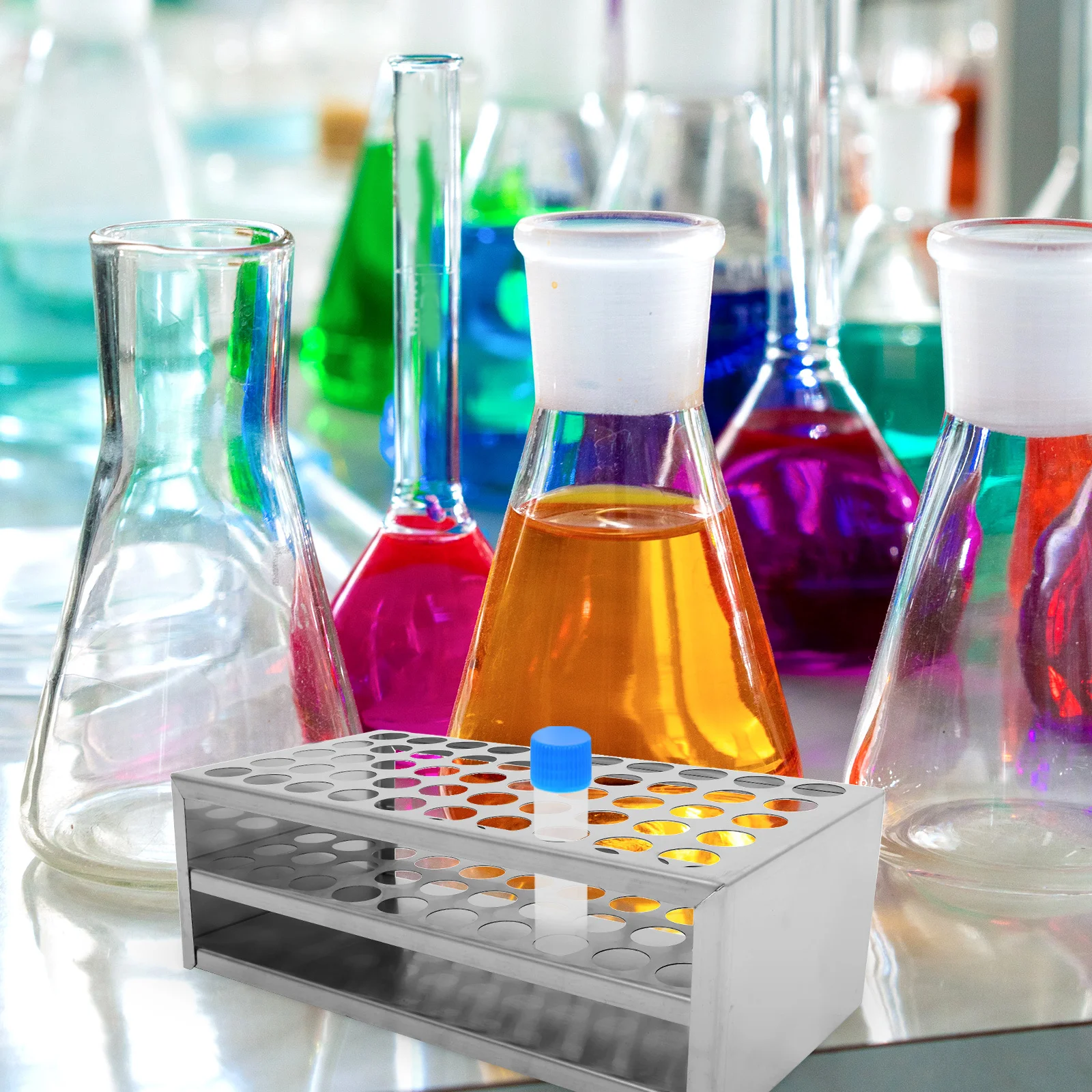 Test Tube Rack Reusable Clear Tubes Lab Racks Laboratory Detachable Display Sampling Holder
Test Tube Rack Reusable Clear Tubes Lab Racks Laboratory Detachable Display Sampling Holder