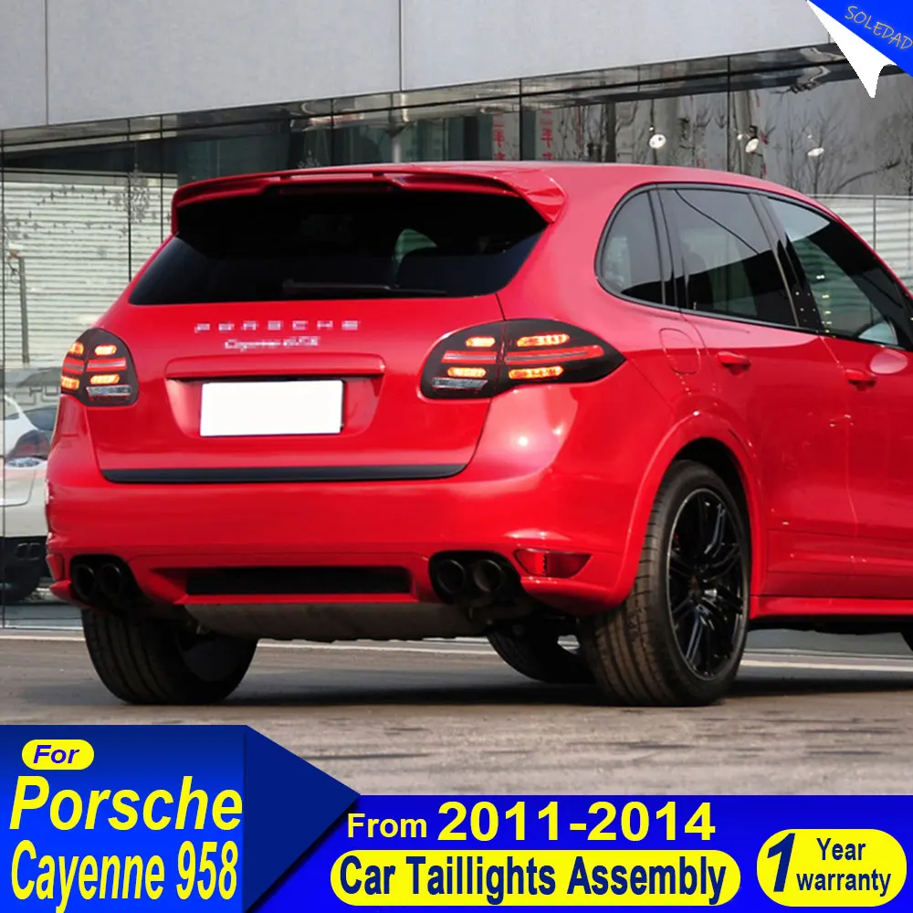 Автомобиль для Porsche Cayenne 958 2011-2014, модификация задних фонарей, новый стиль, полностью светодиодный динамический указатель поворота, задний фонарь в сборе
Автомобиль для Porsche Cayenne 958 2011-2014, модификация задних фонарей, новый стиль, полностью светодиодный динамический указатель поворота, задний фонарь в сборе