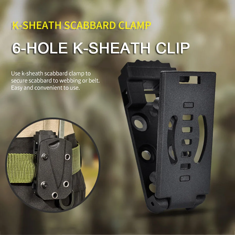 Camping Waist Clip Tool K Sheath Attach Back Clamp Belt Camp Hike Bushcraft Spike Outdoor Knife Scabbard Kit Tools Accessories
Camping Waist Clip Tool K Sheath Attach Back Clamp Belt Camp Hike Bushcraft Spike Outdoor Knife Scabbard Kit Tools Accessories