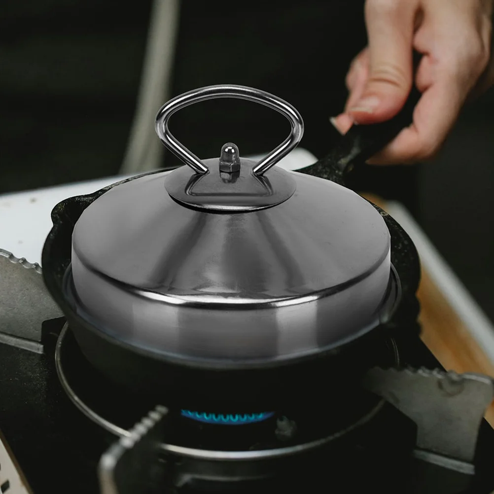Versatile Stainless Steel Steaming Dome Cover Kitchen Pot Lid Protective Durable Heat Insulated Handle Professional Use
Versatile Stainless Steel Steaming Dome Cover Kitchen Pot Lid Protective Durable Heat Insulated Handle Professional Use
