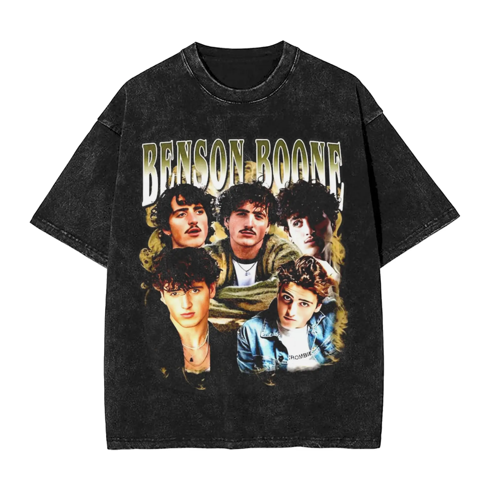 Benson Boone Bootleg Washed T Shirt Streetwear Hip Hop Fashion T-Shirts Tees Men Women Short Sleeve Street Summer
Benson Boone Bootleg Washed T Shirt Streetwear Hip Hop Fashion T-Shirts Tees Men Women Short Sleeve Street Summer