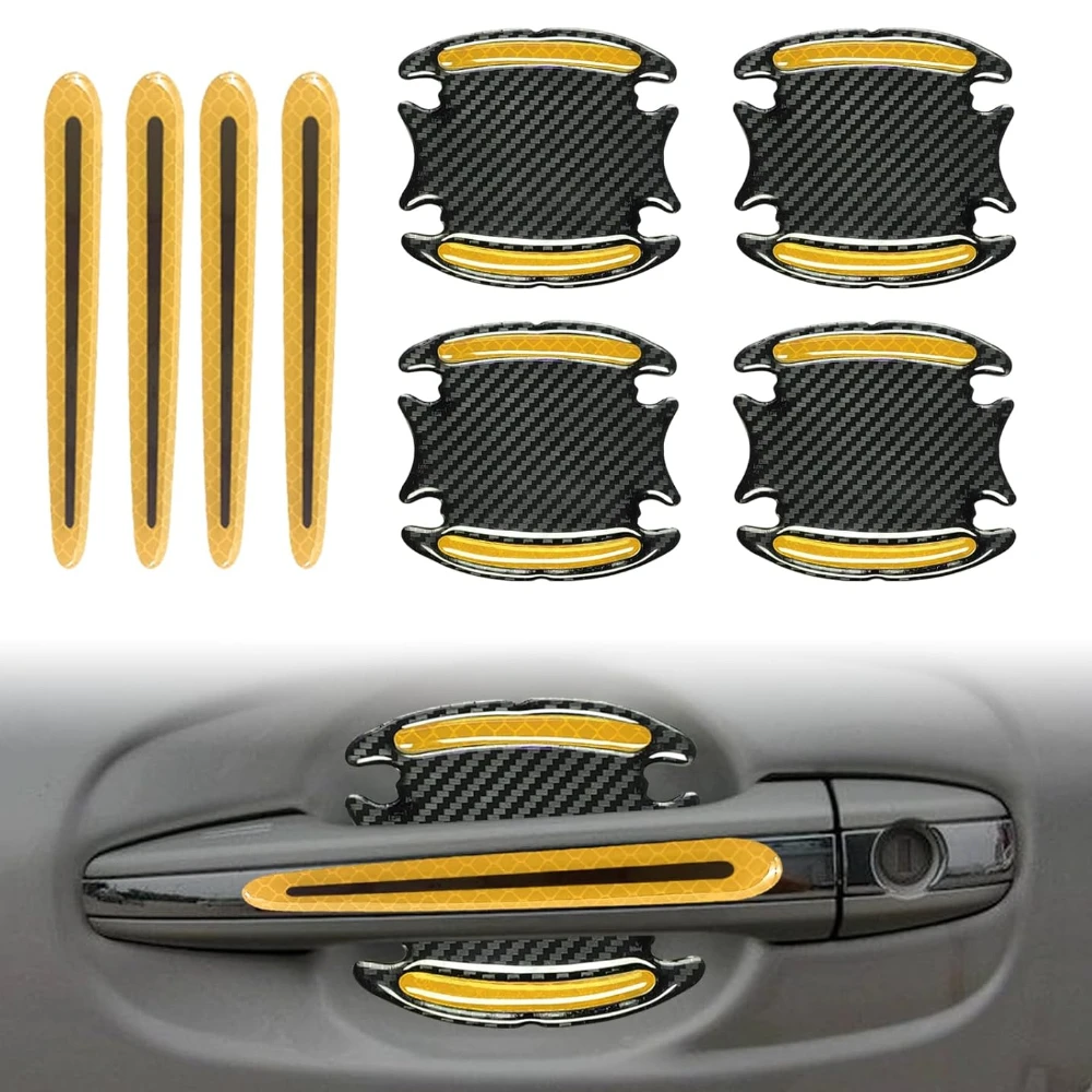 8pcs Car Door Handle Paint Scratch Protector Sticker Universal 3D Carbon Fiber Auto Door Handle Scratch Cover Guard Protective
8pcs Car Door Handle Paint Scratch Protector Sticker Universal 3D Carbon Fiber Auto Door Handle Scratch Cover Guard Protective
