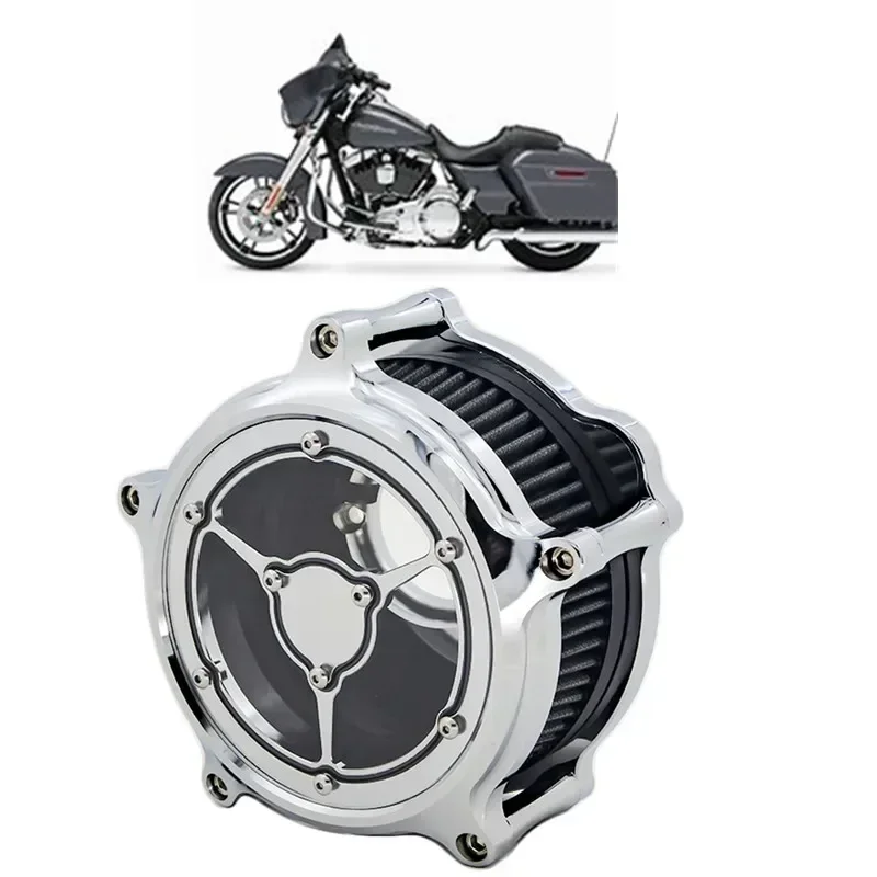 Filter Air Cleaner Aluminum Chrome for Harley Touring Street Glide 2008-2016 Softail 2016-2017 Dyna Fxdls Flstnse Flstse Fxsbse
Filter Air Cleaner Aluminum Chrome for Harley Touring Street Glide 2008-2016 Softail 2016-2017 Dyna Fxdls Flstnse Flstse Fxsbse