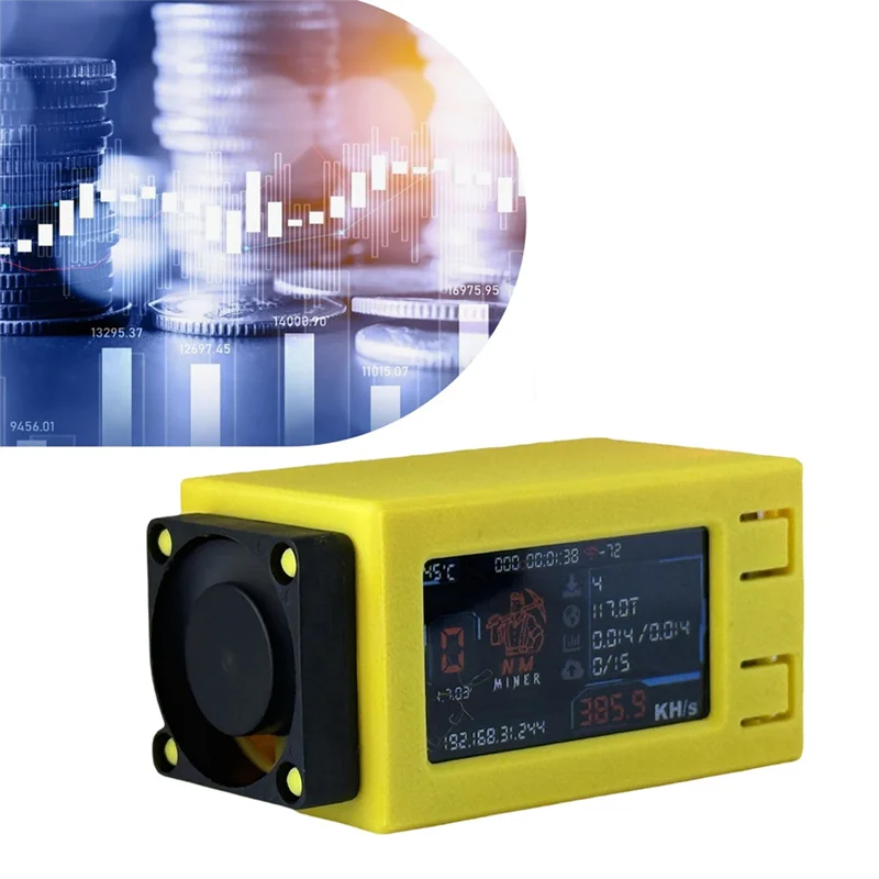 Bitcoin Crypto Miner BTC Miner Nerd Miner Nerdminer V2 Pro Max 390KH/S Solo Lottery Miner Nmminer With Cool Fan
Bitcoin Crypto Miner BTC Miner Nerd Miner Nerdminer V2 Pro Max 390KH/S Solo Lottery Miner Nmminer With Cool Fan