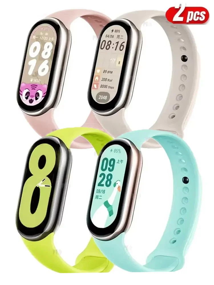 2 шт. спортивные ремешки для Xiaomi Mi Band 8-NFC, сменный силиконовый браслет miband9/8, водонепроницаемые ремешки для часов, умный mi Band 9 Access
2 шт. спортивные ремешки для Xiaomi Mi Band 8-NFC, сменный силиконовый браслет miband9/8, водонепроницаемые ремешки для часов, умный mi Band 9 Access