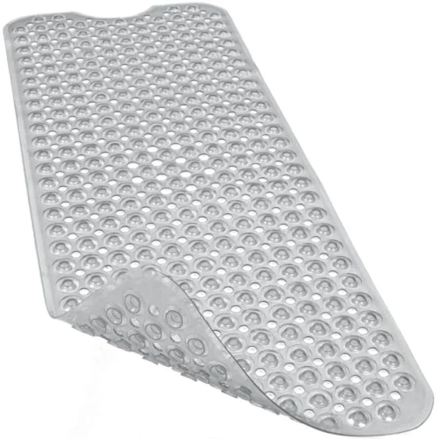Bathtub and Shower Mats, 40x16 Inch Extra Large Non Slip Soft Bath Tub Mat with Suction Cups and Drain Holes for Bathroom Floor
Bathtub and Shower Mats, 40x16 Inch Extra Large Non Slip Soft Bath Tub Mat with Suction Cups and Drain Holes for Bathroom Floor