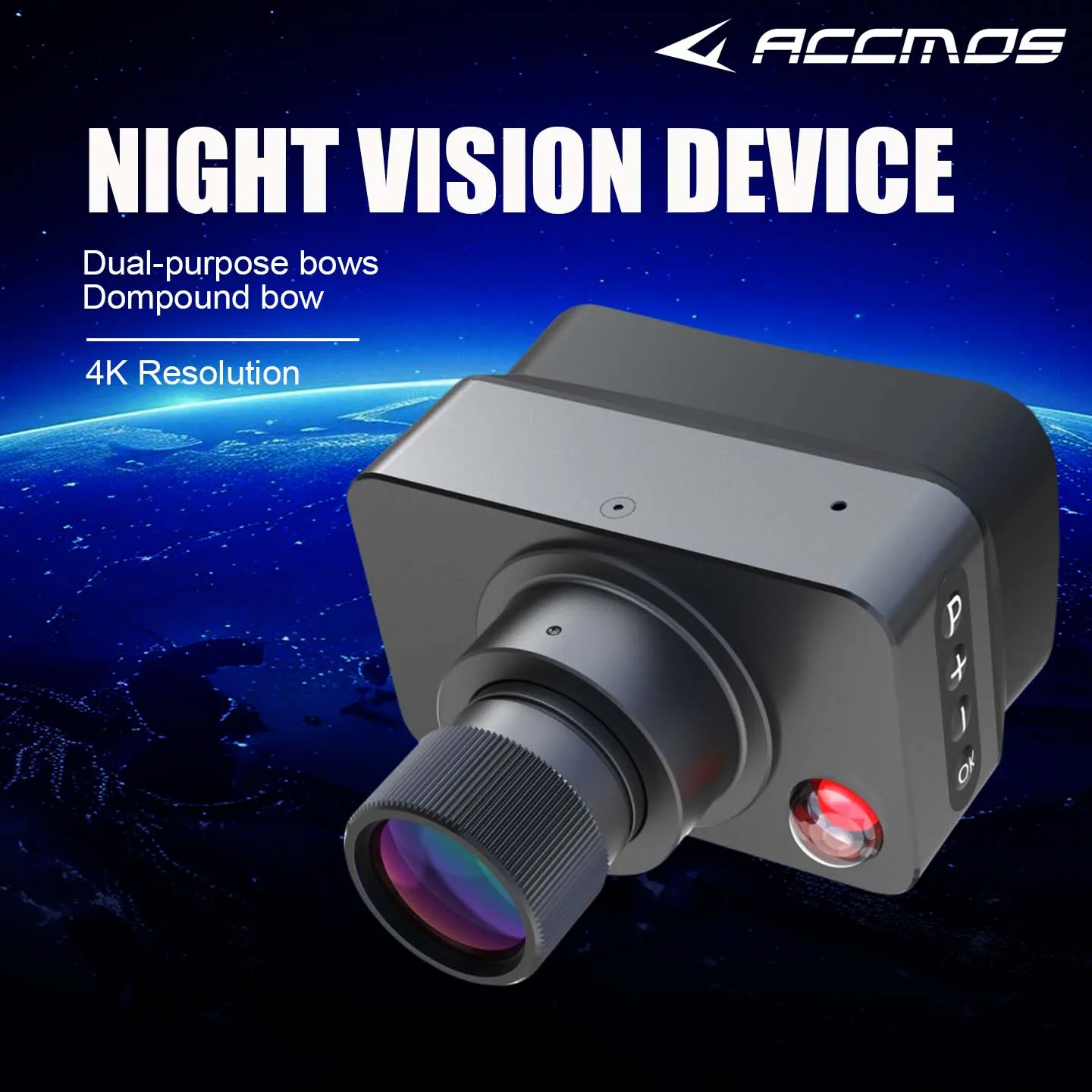 4K Night Vision Device, 3" Screen 800M IR, 4-Way Adjustable Low-Light Stand, Fit Compound/Dual-Purpose Bows Shooting +32GB Card
4K Night Vision Device, 3" Screen 800M IR, 4-Way Adjustable Low-Light Stand, Fit Compound/Dual-Purpose Bows Shooting +32GB Card