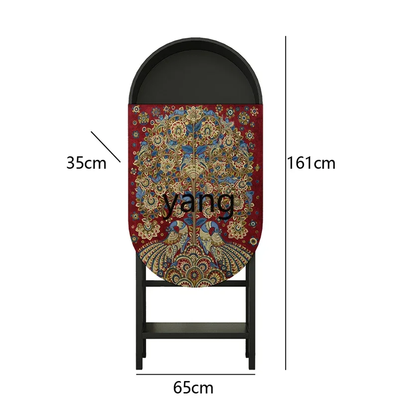 CX household solid wood wine cabinet shows retro living room wall multi-functional side cabinet
CX household solid wood wine cabinet shows retro living room wall multi-functional side cabinet