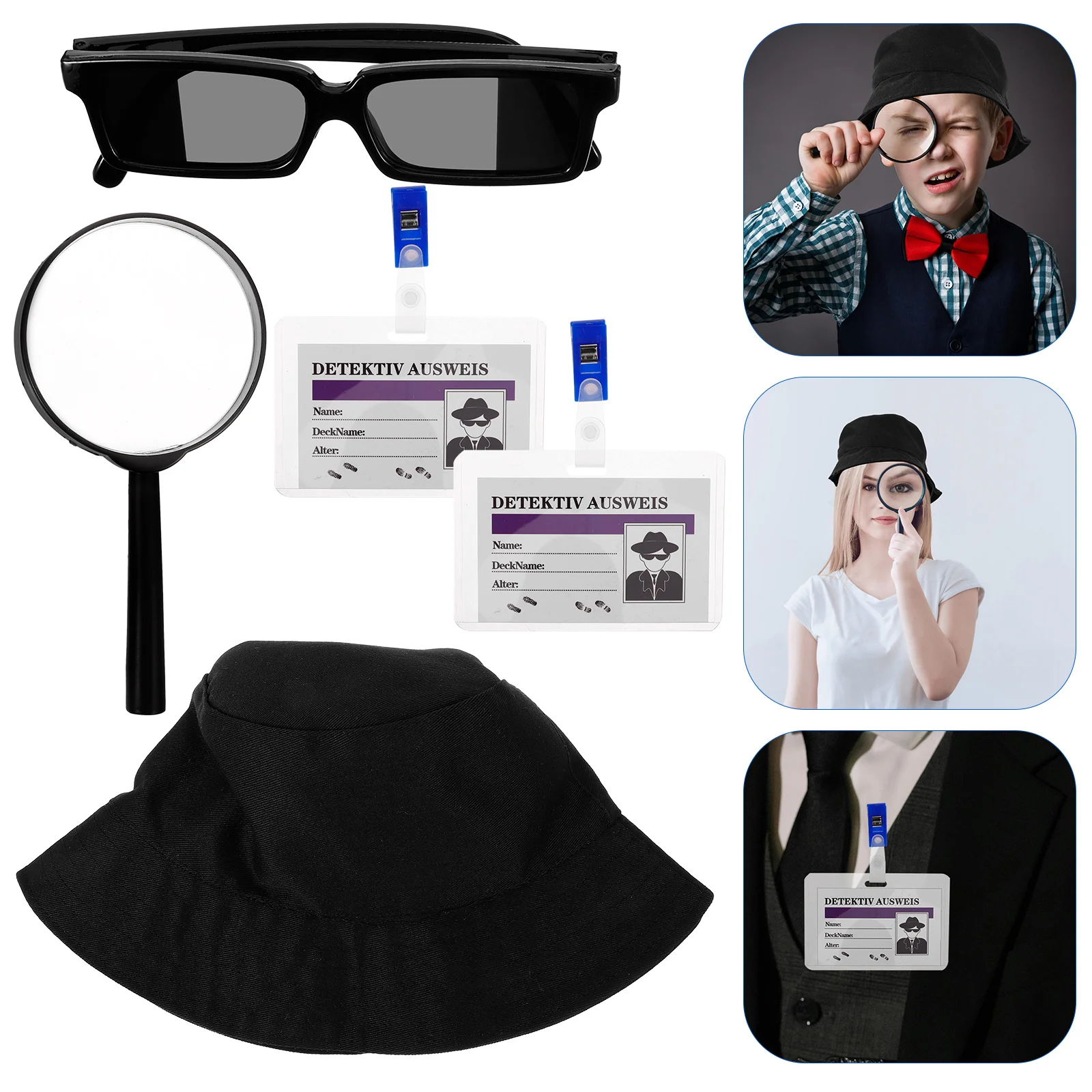 Detective Party Toys Halloween Decor Props Dress up Supplies Costume Accessories Aldult Child
Detective Party Toys Halloween Decor Props Dress up Supplies Costume Accessories Aldult Child