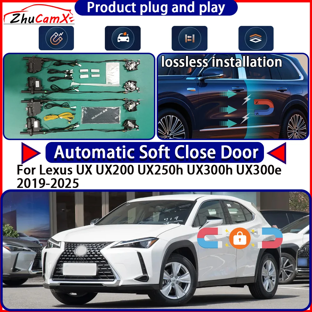 Привод замка двери для Lexus UX UX200 UX250h UX300h UX300e 2019-2025: Комплект с доводчиком, электропривод замка, автоматическое открывание двери
Привод замка двери для Lexus UX UX200 UX250h UX300h UX300e 2019-2025: Комплект с доводчиком, электропривод замка, автоматическое открывание двери