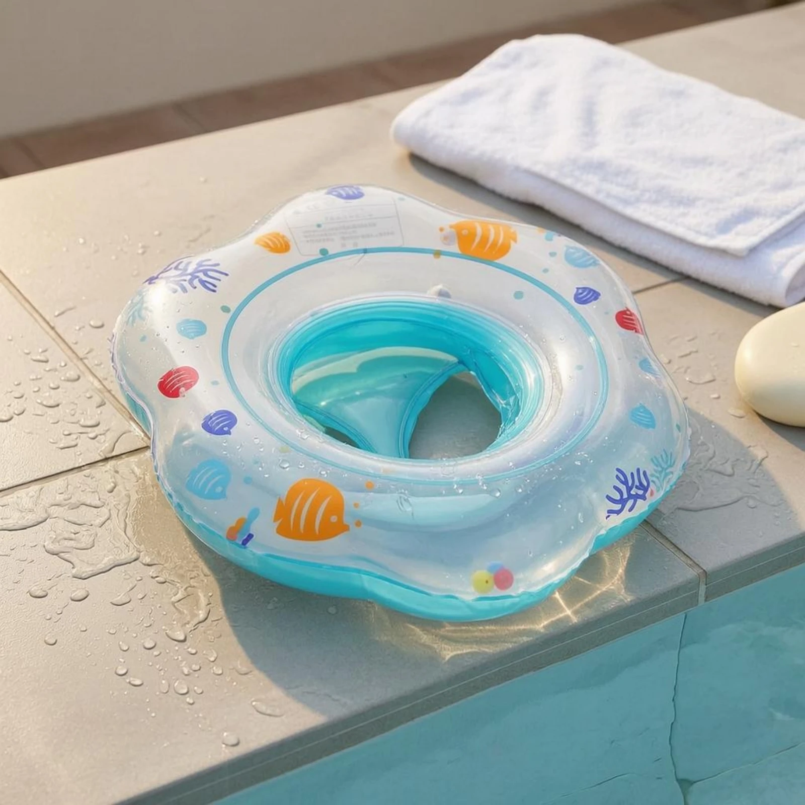 Inflatable Baby Swim Buoyant Circle Transparent PVC Baby Swim Circle Assisted Swimming for Babies
Inflatable Baby Swim Buoyant Circle Transparent PVC Baby Swim Circle Assisted Swimming for Babies