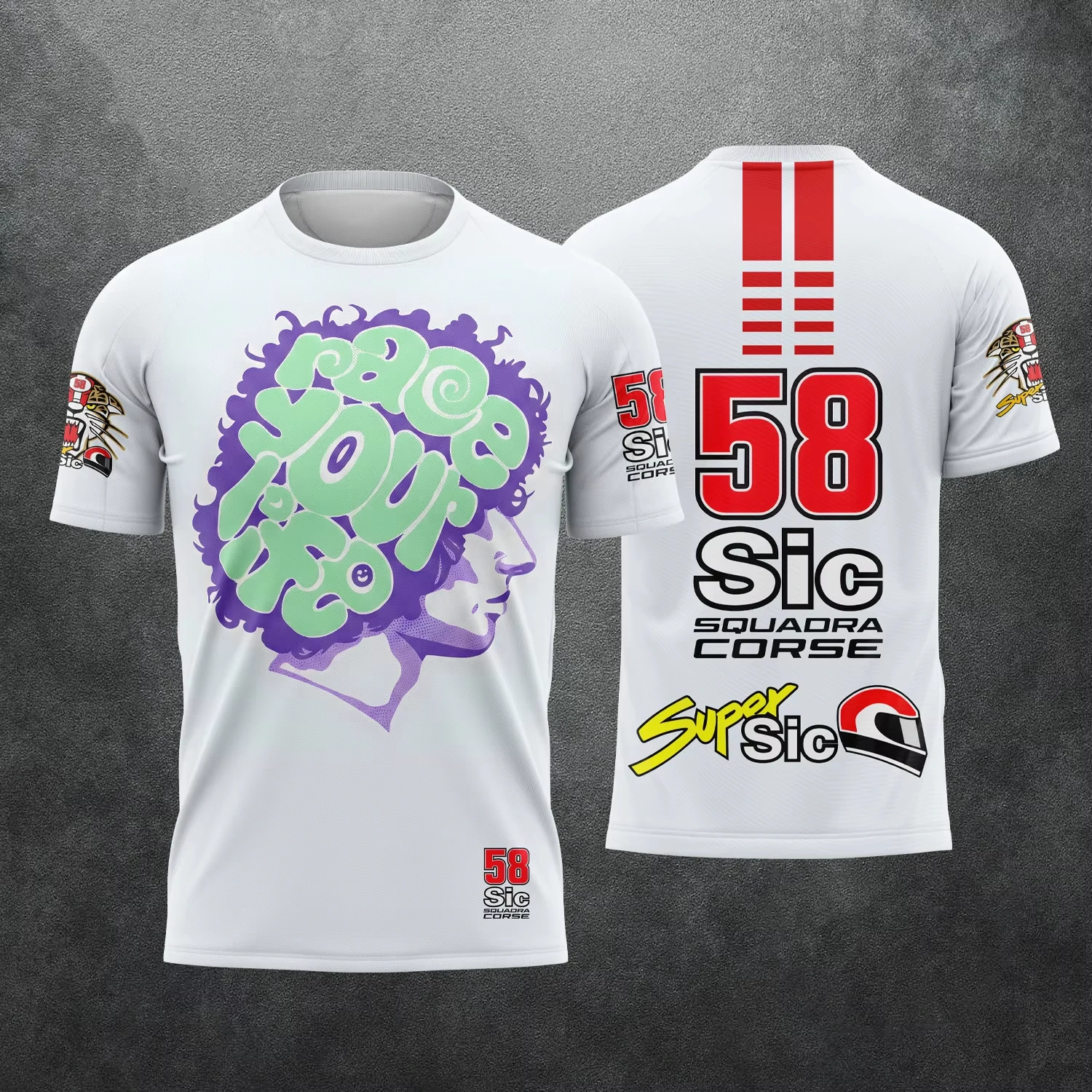 2026 New Motorcycle No. 58 Rider Fan Competition T-shirt Racing Men's and Women's Summer Casual Top
2026 New Motorcycle No. 58 Rider Fan Competition T-shirt Racing Men's and Women's Summer Casual Top