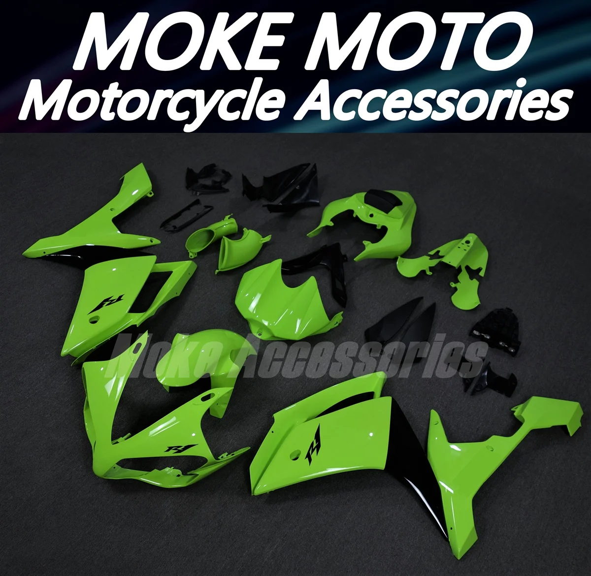 Moke moto Motorcycle Fairings Kit Fit For Yzf R1 2007-2008 Bodywork Set High Quality ABS Injection New Neon/Black Fluorescence
Moke moto Motorcycle Fairings Kit Fit For Yzf R1 2007-2008 Bodywork Set High Quality ABS Injection New Neon/Black Fluorescence