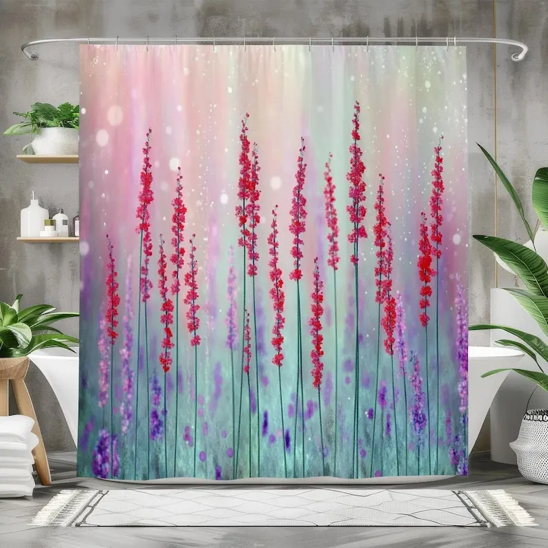 Red Wildflowers Shower Curtain, Waterproof Fabric Bath Curtain, Colorful Floral Bathroom Decor, Pastel Nature-Inspired Design
Red Wildflowers Shower Curtain, Waterproof Fabric Bath Curtain, Colorful Floral Bathroom Decor, Pastel Nature-Inspired Design